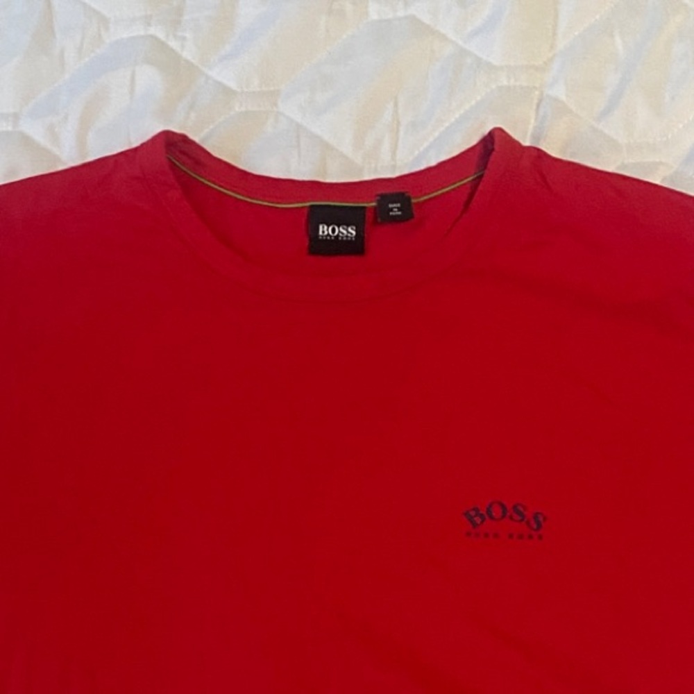 BOSS Bold Red Short Sleeve Shirt